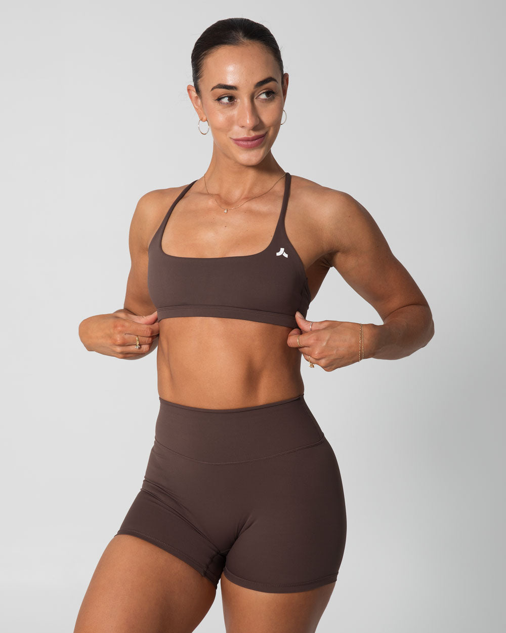 Signature Every Day Sports Bra | Espresso Brown