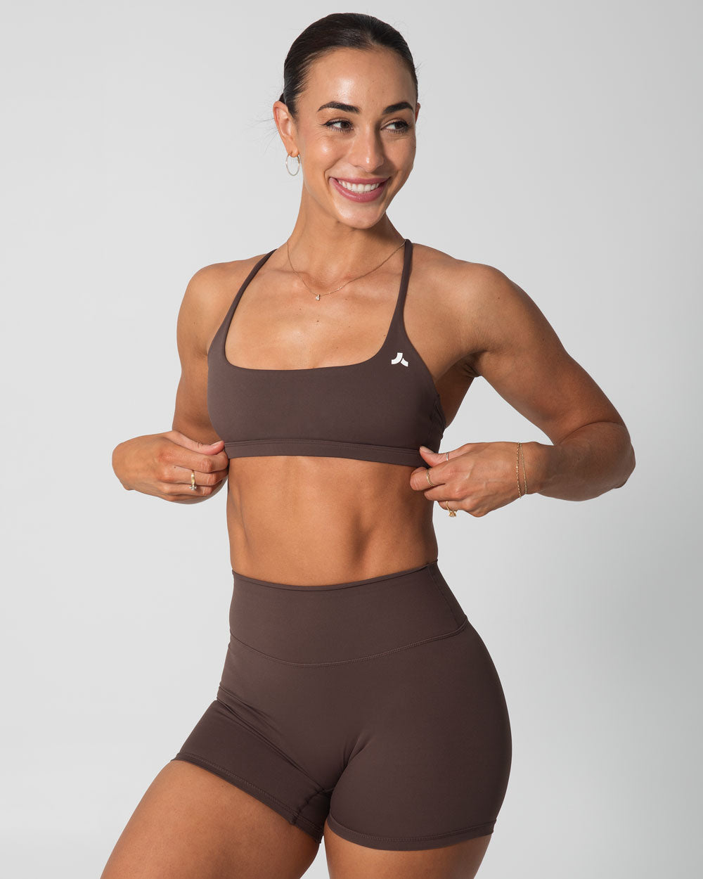 Signature Every Day Sports Bra | Espresso Brown