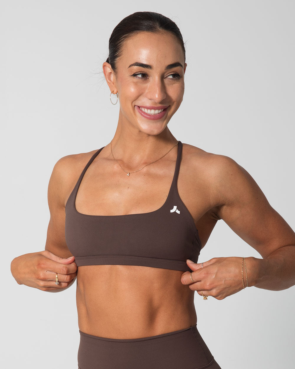 Signature Every Day Sports Bra | Espresso Brown