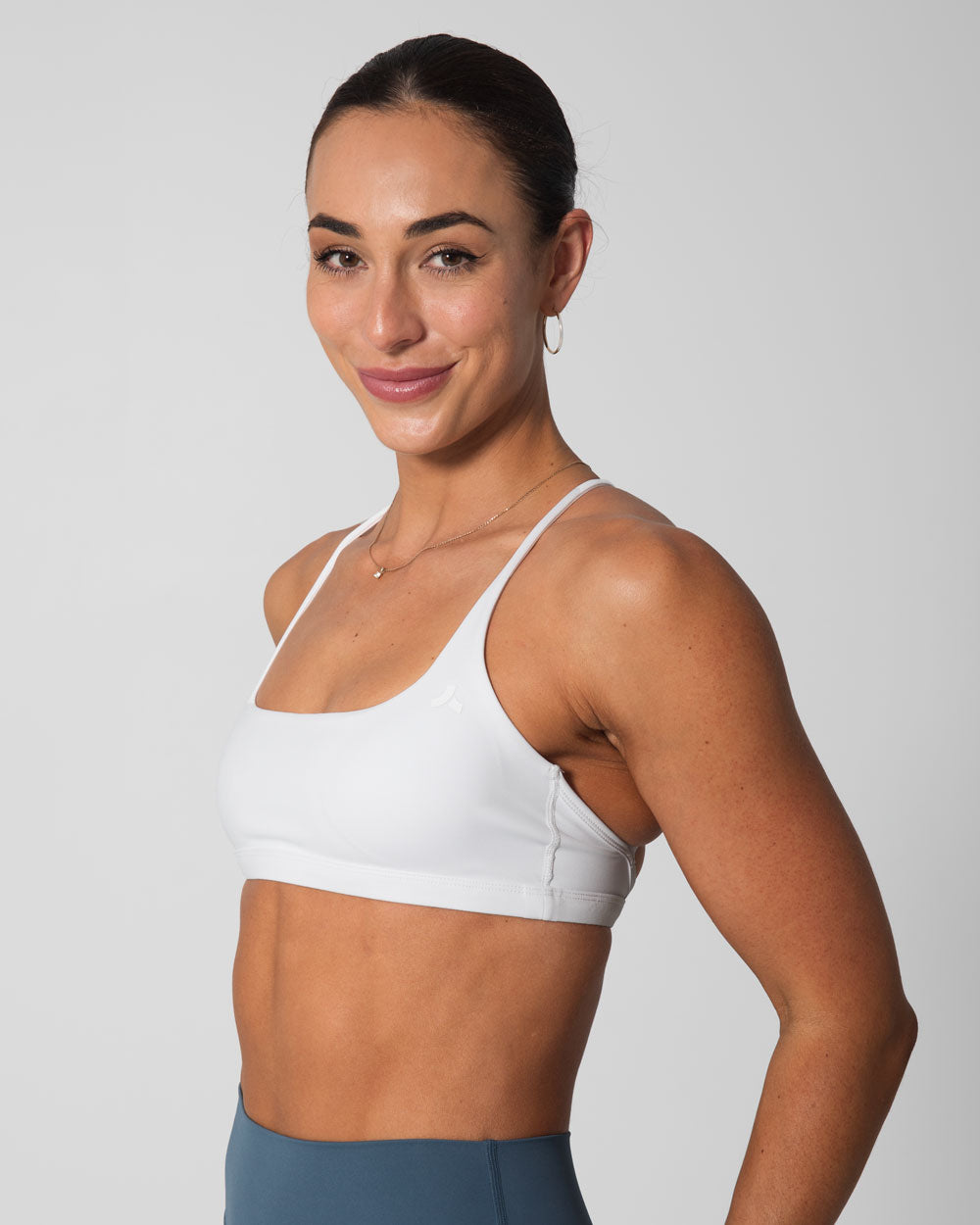 Signature Every Day Sports Bra | White