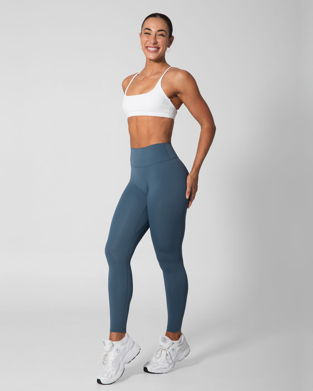 Signature Leggings | Steele Blue