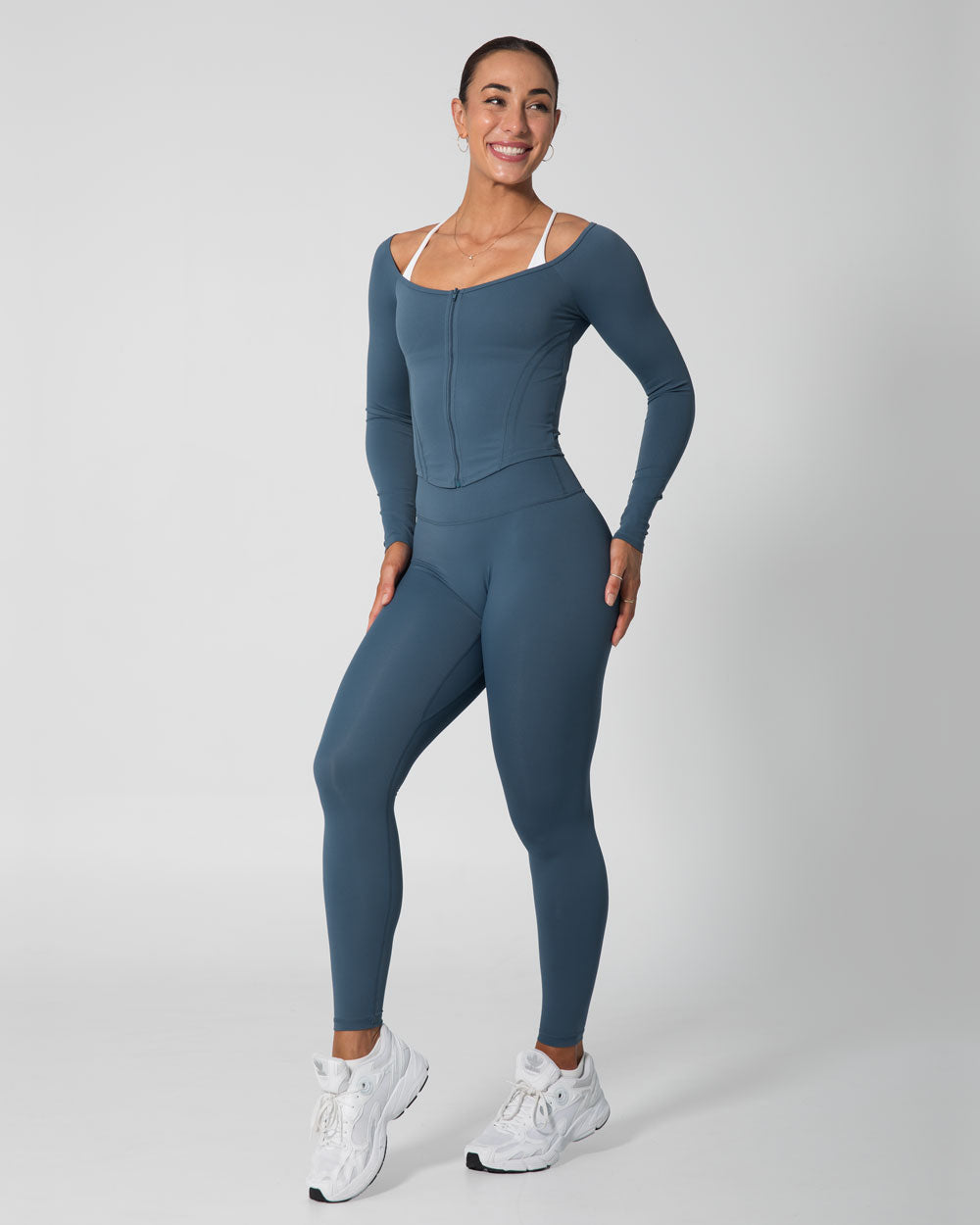 Signature Leggings | Steele Blue