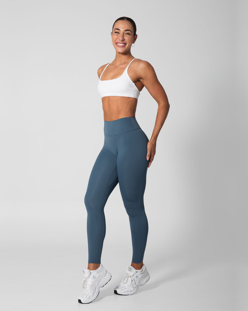 Signature Leggings | Steele Blue