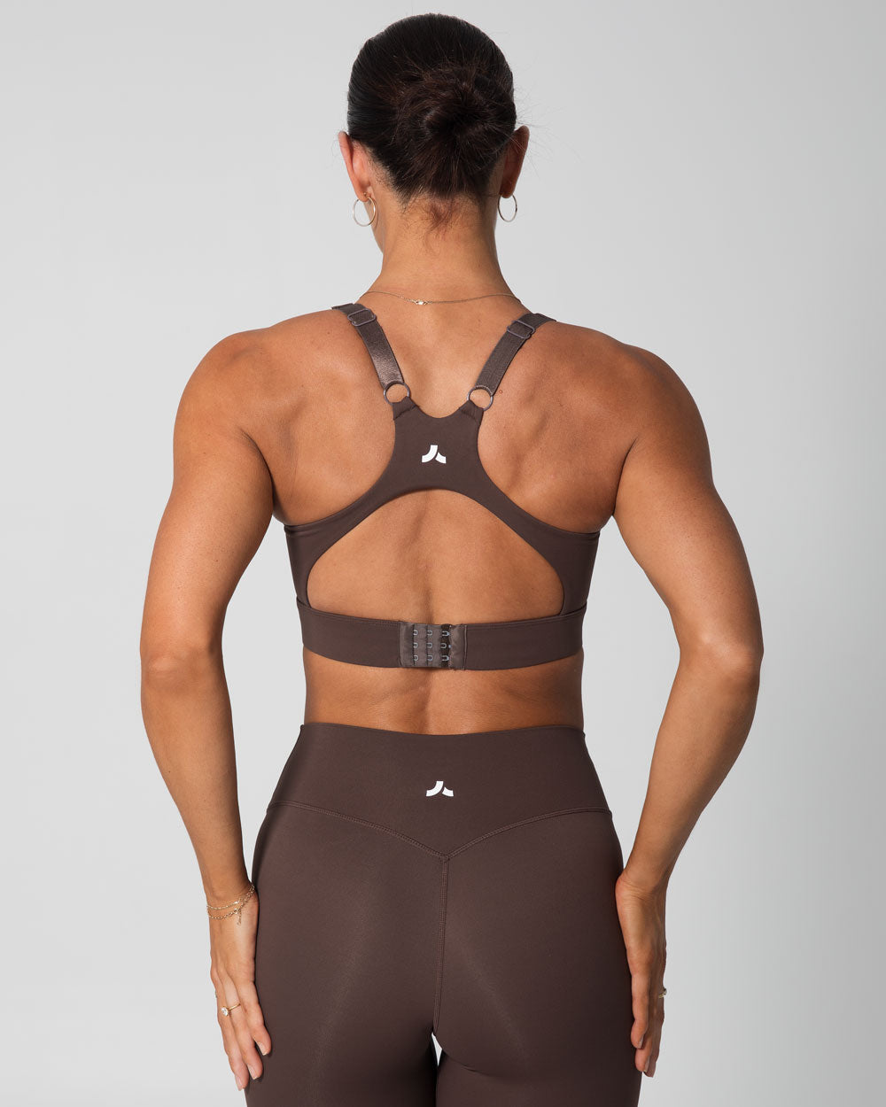 Signature Support Sports Bra | Espresso Brown
