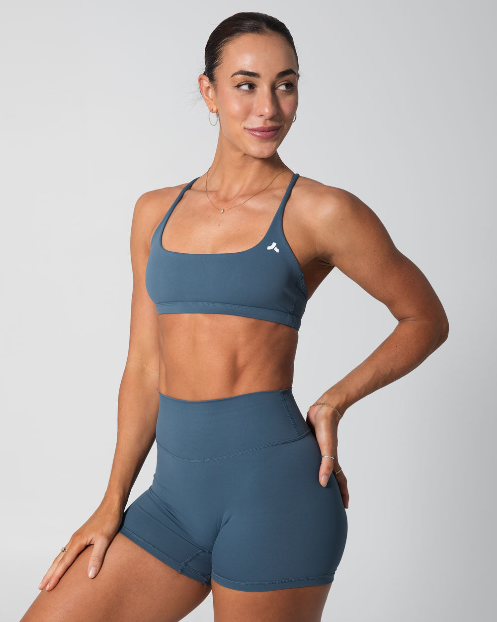 Signature Every Day Sports Bra | Steele Blue
