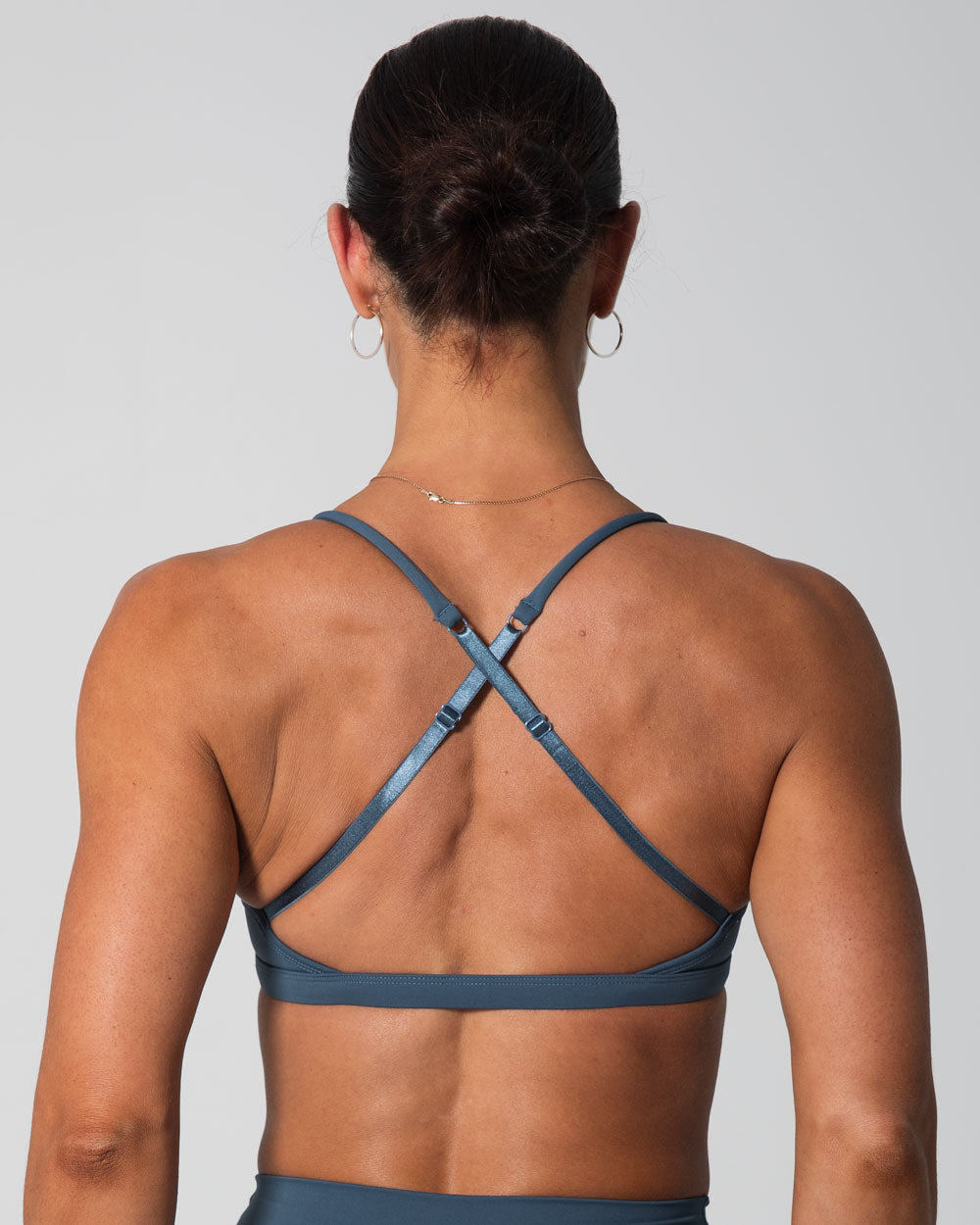 Signature Every Day Sports Bra | Steele Blue
