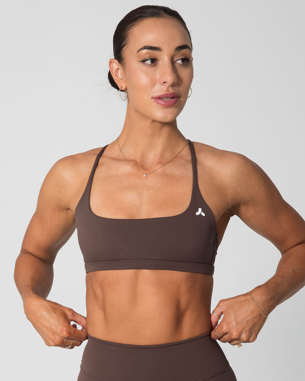 Signature Every Day Sports Bra | Espresso Brown