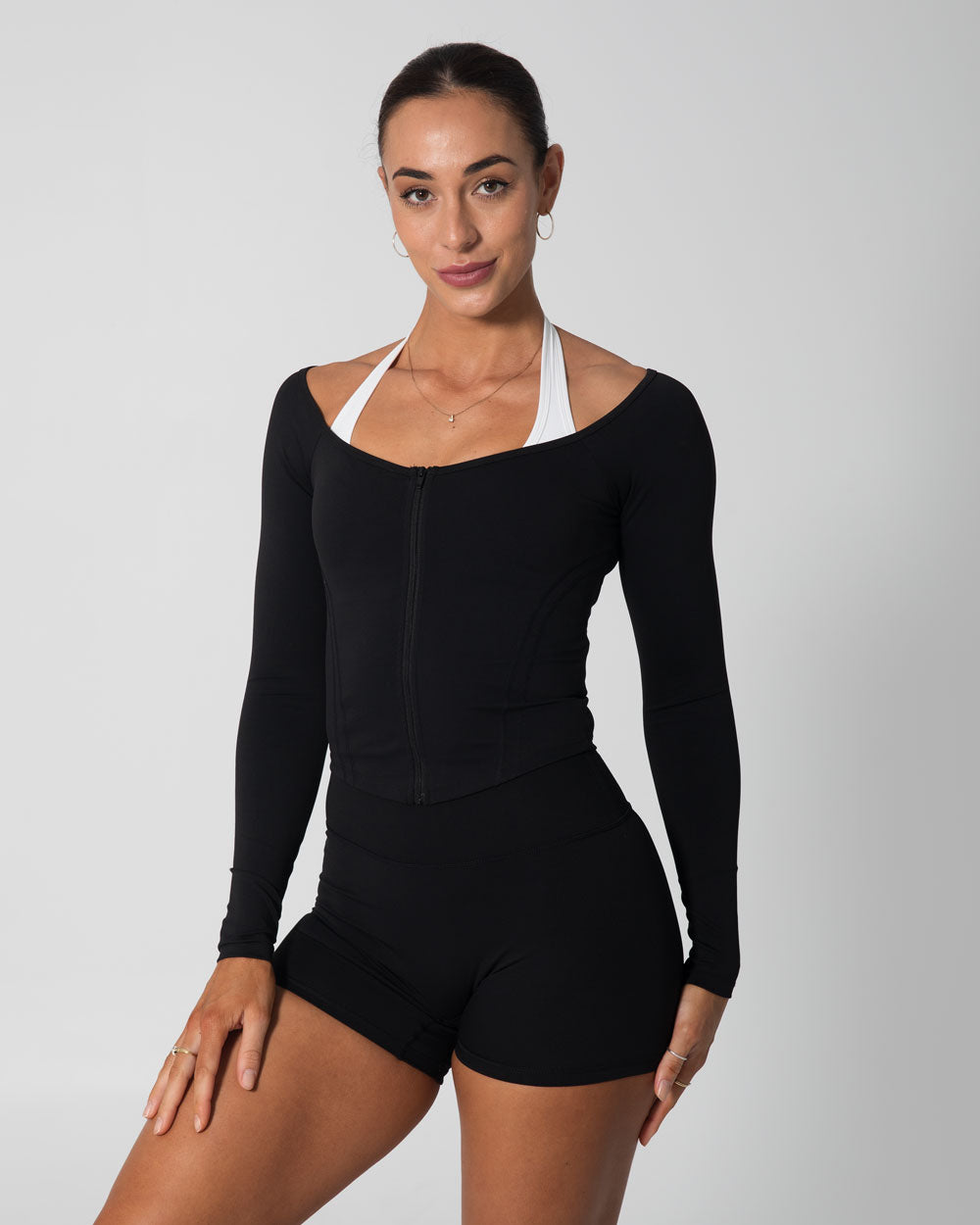 Signature Cropped Jacket | Black