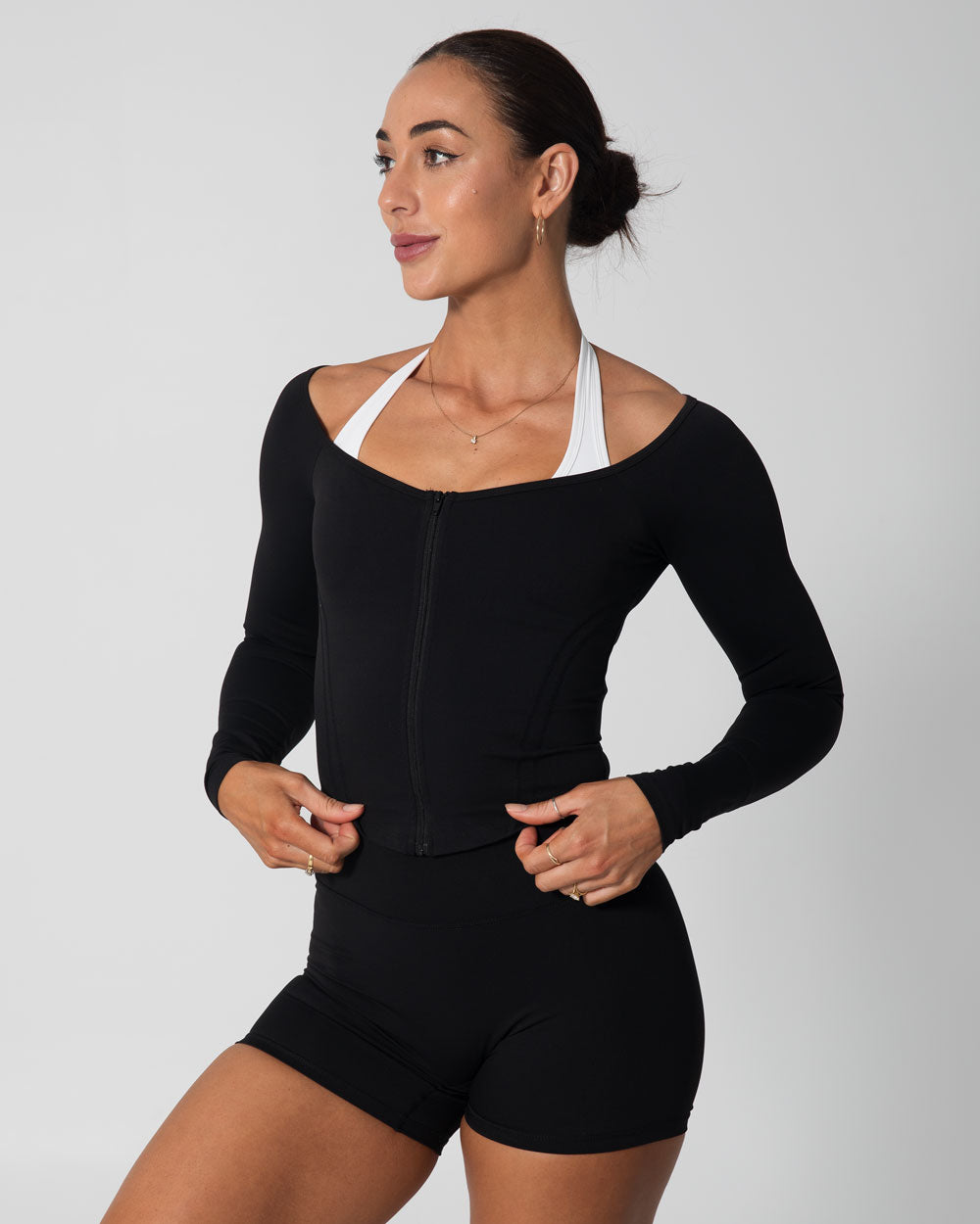 Signature Cropped Jacket | Black