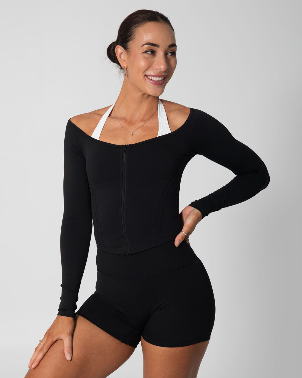 Signature Cropped Jacket | Black