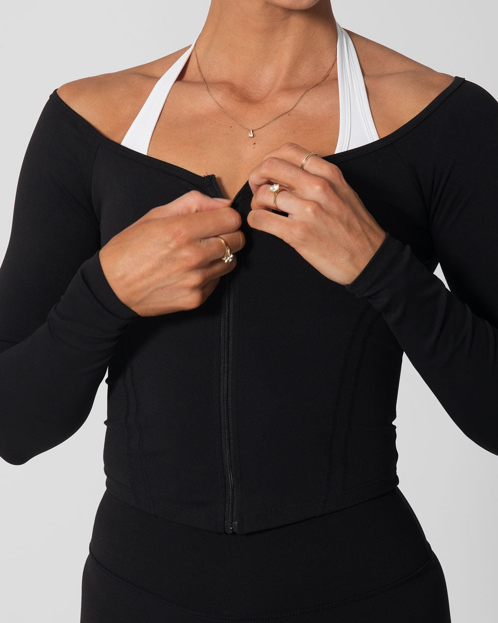 Signature Cropped Jacket | Black