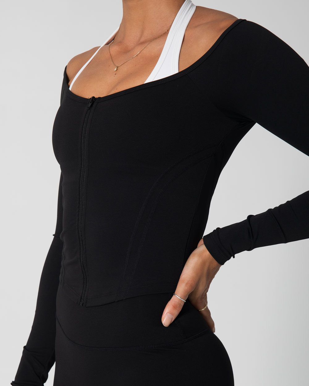 Signature Cropped Jacket | Black