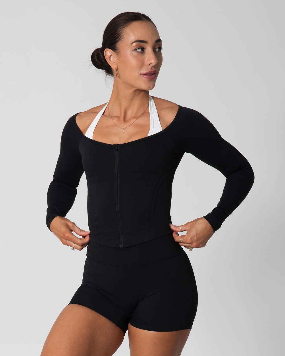 Signature Cropped Jacket | Black