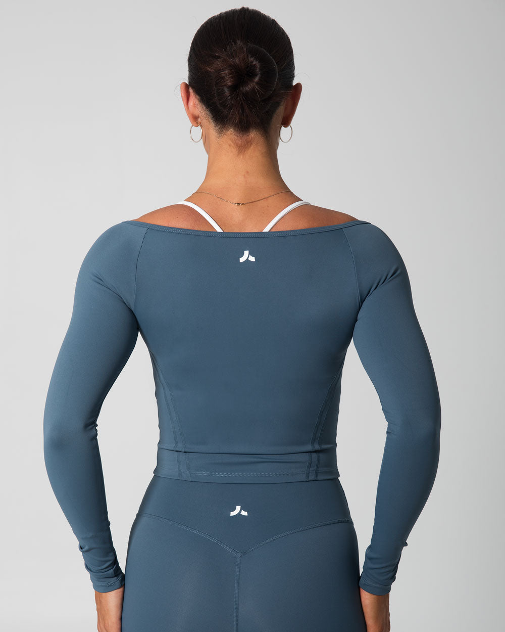 Signature Cropped Jacket | Steele Blue
