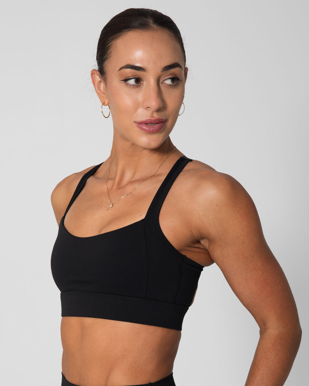 Signature Support Sports Bra | Black