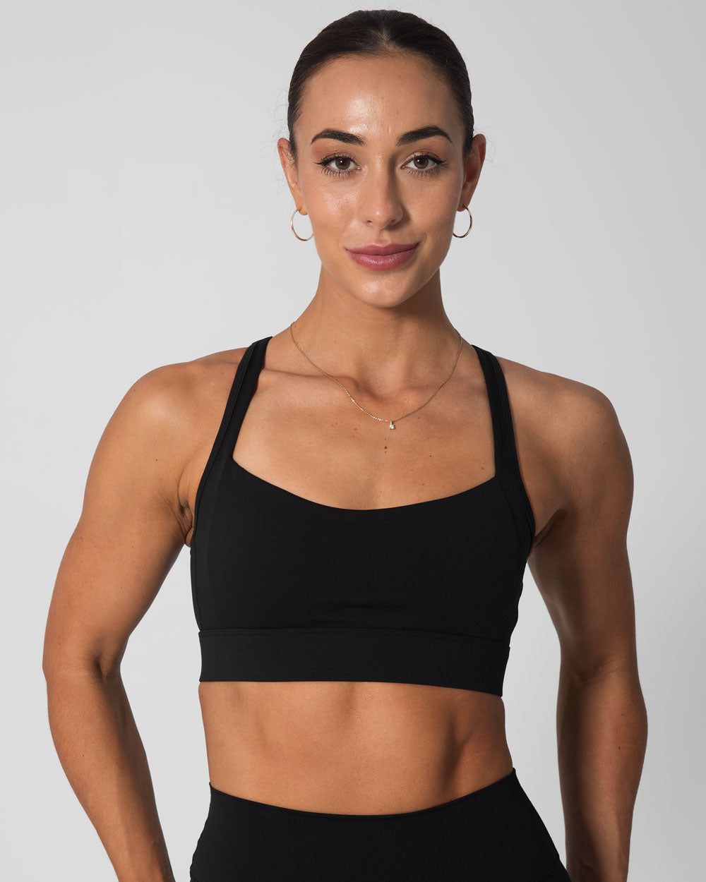 Signature Support Sports Bra | Black