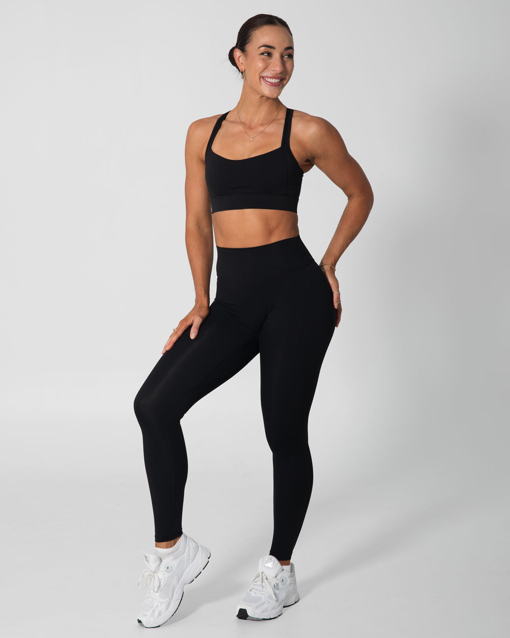 Signature Support Sports Bra | Black