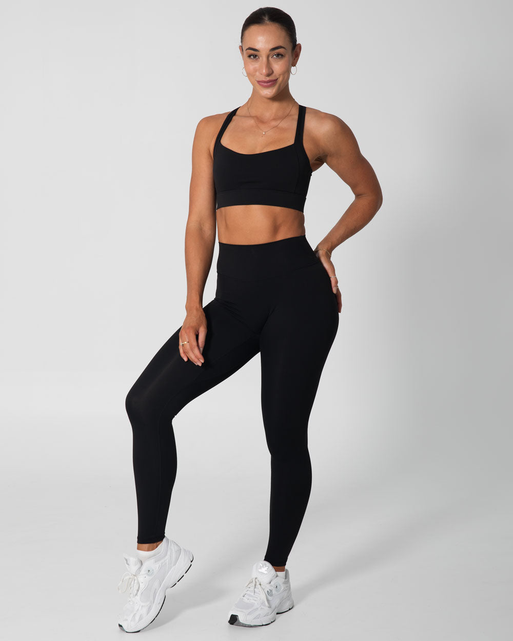 Signature Support Sports Bra | Black