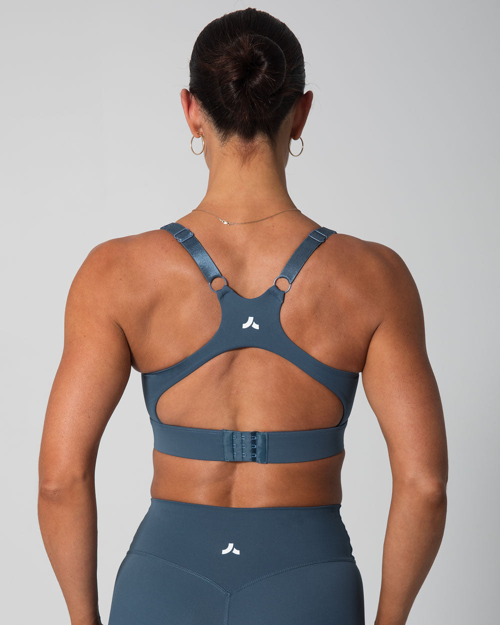 Signature Support Sports Bra | Steele Blue
