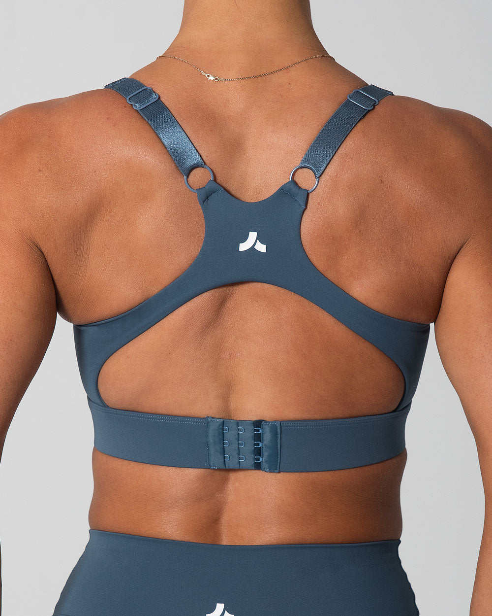Signature Support Sports Bra | Steele Blue